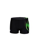 banador de natacion arena swim short graphic soft green hombre negro