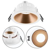 aro empotrable oniro redondo al39xd88cm policarbonato pc oro