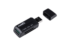 lector de tarjetas natec mini ant 3 sdhc mmc m2 microsd usb 20 negro