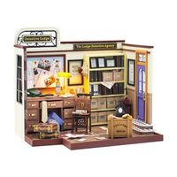 agencia de detectives maqueta 3d realista con gran detalle y luces led 20x153x153 cm color multicolor