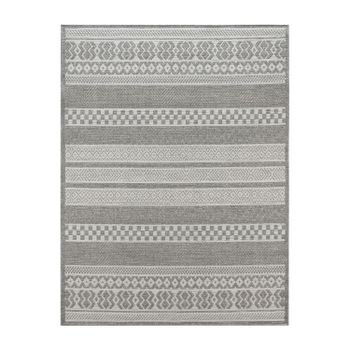 Alfombras de interior y exterior Verona blanco 160 cm redondo