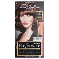 loreal paris preference infinia 415 caracas iced chocolate hair dye