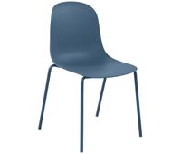 silla hardin apilable plastico azul 55x51x85 cm