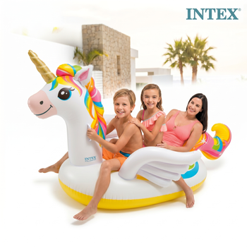 Figura Hinchable Unicornio 198X140x97 Cm (+ 3 Años) (Intex 57561)