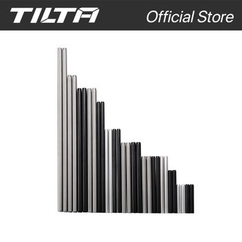 TILTA Juego de 2 Varillas de Aluminio para Cámara R15-100-B de 15 mm, Negro/Plateado - Compatible con DSLR, Opciones de 100/150/200/300 mm