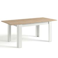 mesa de comedor extensible danna 140 blanco artik