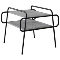 mesa de centro 50x50x51 cm acero - gris