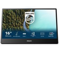monitor philips 3000 series 16b1p330200 156 1080p 75hz ips portatil usb-c power delivery vesa