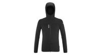 forro polar millet fusion grid hoodie negro