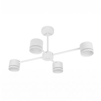 Lampara ortiga 4 x gx53 blanca 36w 3200lm bombillas incluidas 30x65x43cm