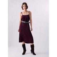 liu jo vestidos vestido lingerie en saten jacquard para mujer