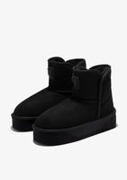 botas repelente al agua - doble cordon con forro calido nordic v2 basic low black - negro