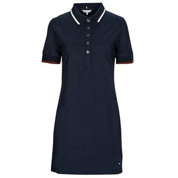 Tommy Hilfiger Vestido REG SPLIT GLB STP POLO DRS SS para mujer