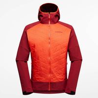 la sportiva polar kap hybrid hoody m l73 322320 cherry tomatosangria para hombre