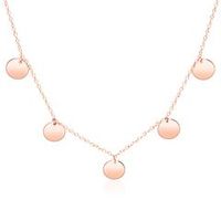 cadena de plata 925 chapada en oro rosa