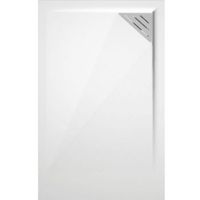 plato de ducha resina trinity blanco  90x110 cm rejilla derecha