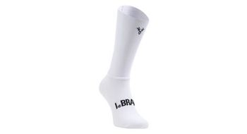 Par de calcetines lebram race aero blanco