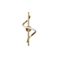 lampara de pared likma-13511 oro metal 16x 41x 25 cm