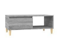 mesa de cafe - mesa de centro madera contrachapada gris sonoma 90x50x365 cm