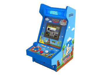 Consola retro portátil - MyArcade Mighty Player Sonic The Hedgehog Portable Retro Arcade, Pantalla a todo Color de 3,5