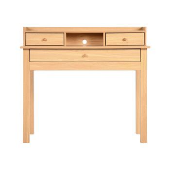 Tocador De Maquillaje Con Cajón Y Estantes De Mdf Urban Meuble 100x50x90 Cm - Madera