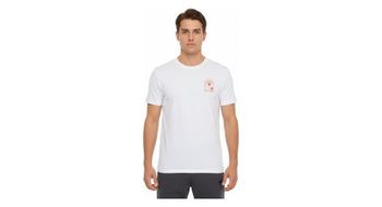 Camiseta de manga corta rubb r mountain addict blanca