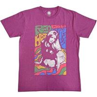 red hot chili peppers tops y camisetas kneeling girl para mujer