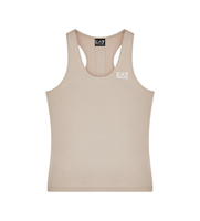 ea7 para mujer 7w001147af12945 camiseta de tejido tecnico natural ventus7 marron xxl deportivo sin mangas  tirantes poliester recicl