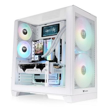 Caja Thermaltake View 390 Air Blanco Gaming Vidrio Templado ARGB ATX