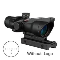 visores de caza 4x32 con fibra optica real reticula grabada iluminada con punto rojo mira optica tactica