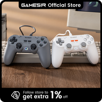 gamesir tegenaria lite controlador retro con cable latencia ultrabaja palos de sensor hall 2 botones traseros para nintendo switch 2 pc