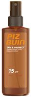 piz buin tan  protect spray bronceador spf15 corporal y facial uvauvb 150 ml