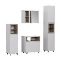 conjunto de muebles de bano elnor 4 partes vicco