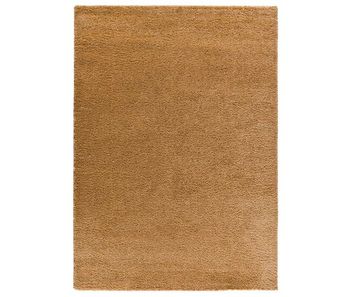 Alfombra lisa de pelo alto en camel atlas, 160x230 cm - atticgo