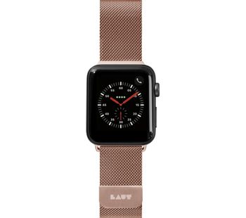 LAUT Apple Watch 38 / 40 mm Steel Loop Strap - Rose Gold, Small, Gold