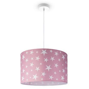 Lámpara colgante Loro rosa