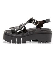 art para mujer 120421101003001 sandalias 2042 de piel negro 41 5 a 8cm hebilla casual