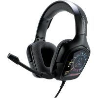 auriculares the g-lab korp cobalt 71 ex inalambricos usb gaming rgb negros