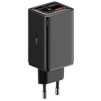 baseus gan6 pro 65w cargador smartphone y portatiles 4 usb 2xusb-c2xusb-a negro