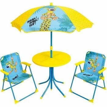 Conjunto De Muebles De Jardín Infantil Fun House Marsupilami - 4 Piezas