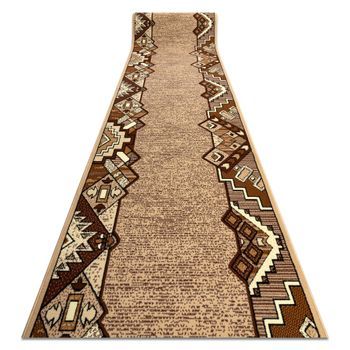 Alfombra De Pasillo Bcf Baryton Beige  100 Cm 100x930 Cm