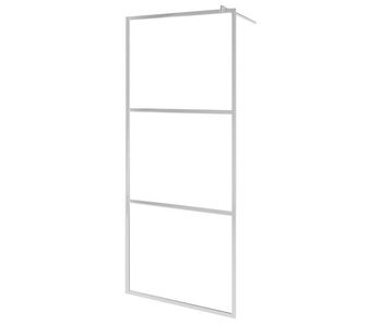Vidaxl mampara ducha accesible vidrio esg medio esmerilado 100x195 cm