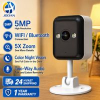 camara ip wifi jooan de 5mp monitor para bebes con deteccion de movimiento audio bidireccional vision nocturna control por aplicacion camaras cctv para mascotas