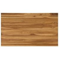 encimera 120 x 70 x 35 cm rectangular madera de teca maciza vidaxl