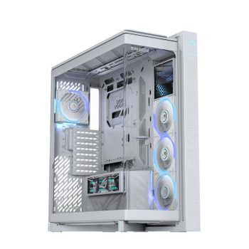 Caja PC ASUS ROG CRONOX GR801 Curve TG ARGB White ATX/EATX/Mini-ITX LCD Blanco