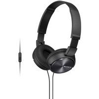 sony mdr-zx310apb headphones - black black