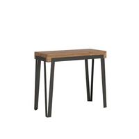 consola extensible 90x40290 cm rio premium estructura abeto tenido oxido