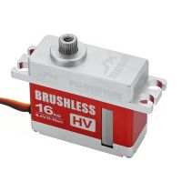 jx pdi-hv4216mg 16kg torque 84v digital todo cnc metal brushless motor servo para drona de tamano mediano fpv rc helico