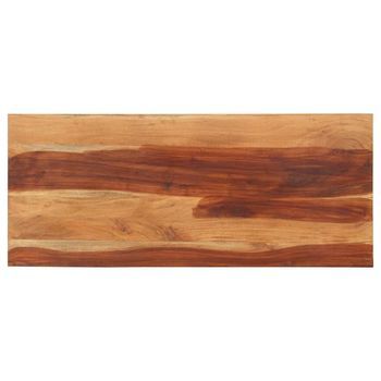 Tablero De Mesa Madera Maciza De Acacia 140x60x(2,5-2,7) Cm Vidaxl