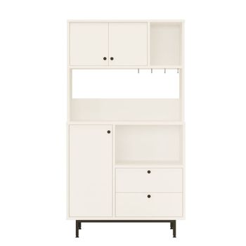 Armario de cocina royce 3 puertas 2 cajones blanco